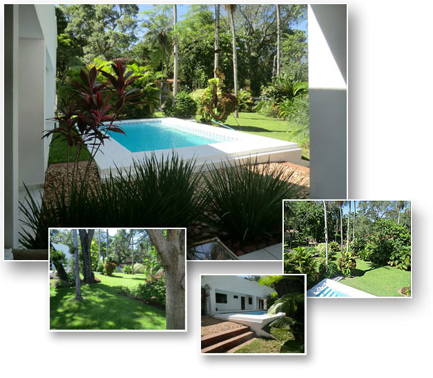 terrassen und pool